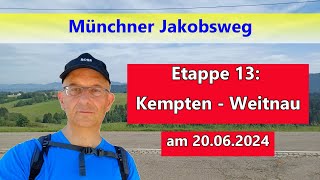 Munich Way of St. James: Stage 13 Kempten - Weitnau