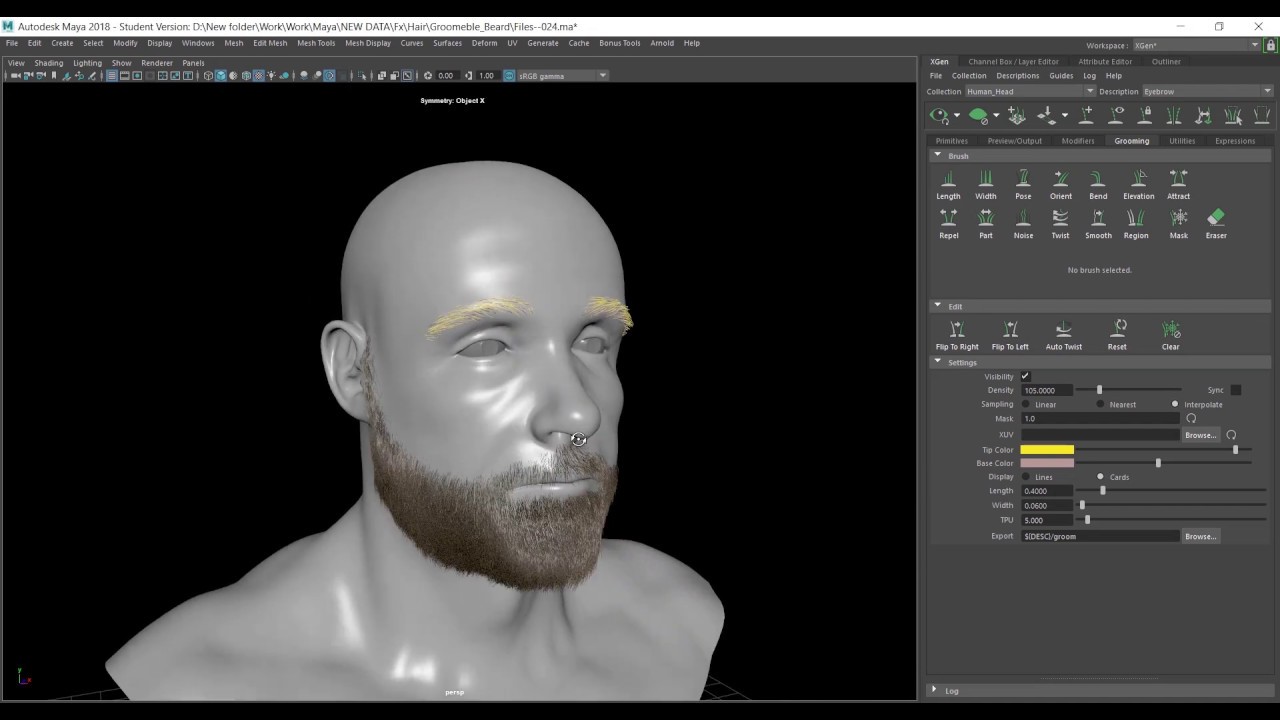 Xgen In Maya Youtube