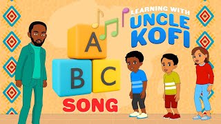 ABC Song - Learning With Uncle Kofi - Kids Song + Nursery Rhymes - Toddler Learning Alphabet Song