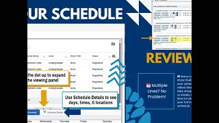 Tips for Viewing your Schedule