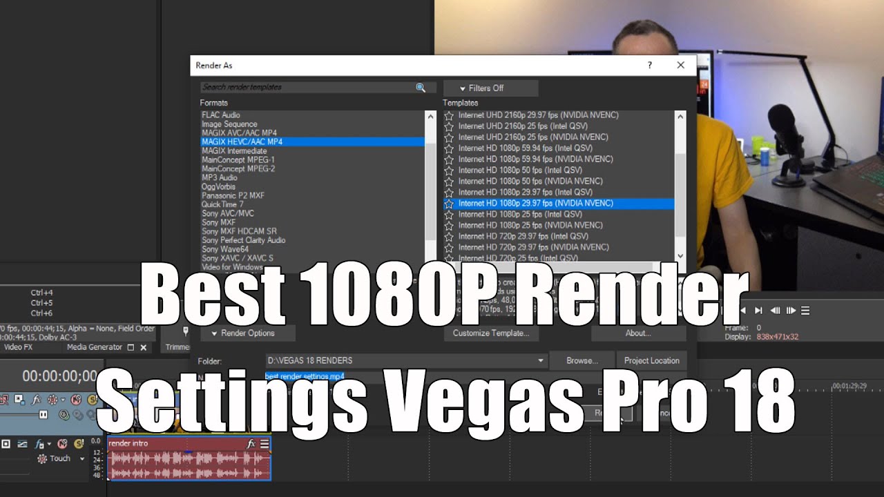 Sony Vegas 14 Best Render Settings Architectdenis