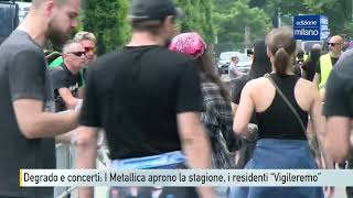 I Metallica inaugurano la stagione dei concerti agli ippodromi di Milano, i residenti ''Vigileremo''