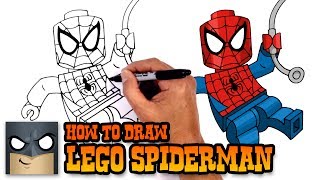 How to Draw Lego Spiderman | Drawing Tutorial
