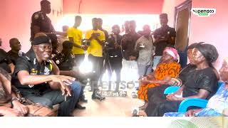 Kotoko IMC, Ghana Police visit bereaved family of Nana Yaw Pooley.