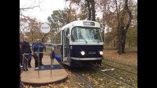 Tramvaj Tatra T3 Coupé v Praze 26.10.2018