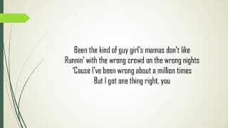 One Thing Right (Marshmello and Kane Brown) Lyrics