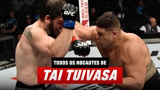 Todos os nocautes de Tai Tuivasa | UFC Paris