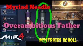 Mir4 How To Unlock Overambitious Father (Myriad Needle) 2-4 Mysteries (Tagalog) beginners guide