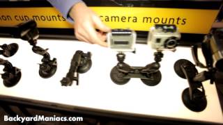 GoPro and Larger Camera Mounts for Cars from PanaVise