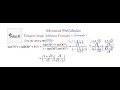 tangent angle addition formulas tan 75 degrees