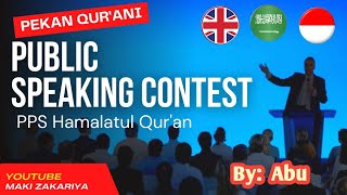 PSC || Public Speaking Contest (Arabic) By: Abu