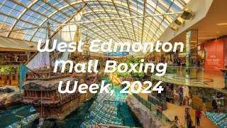 Boxing Week, West Edmonton Mall, 2024| Canada Life Vlog | #boxingday #edmonton #canada