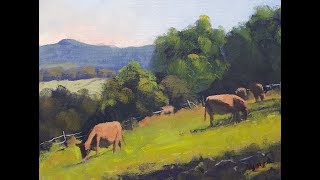 Learn To Paint TV E 101 - "Maleny Cows" Beginners Landscape Painting With Cows