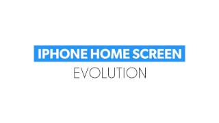 Evolution of iPhone & iOS Home Screen (1.0 - 10)