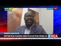 Nigeria opposition parties dispute election results