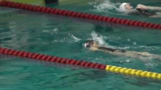 Grace Swims 200M Backstroke