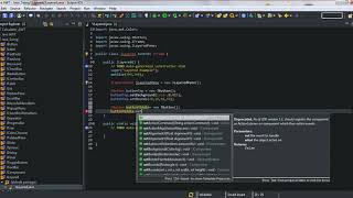 30. JLayeredPane Java Swing Tutorial without voice
