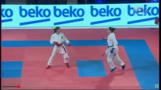 Jovana Preković vs. Jennifer Warling _ Karate Top Ten Zagreb 2016