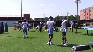 UNC Football First Practice DL Drill (Pt. 2)