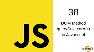 Javascript Tutorial in Hindi - 38 DOM Method querySelectorAll in Javascript