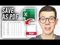 How To Save Excel As PDF - Full Guide