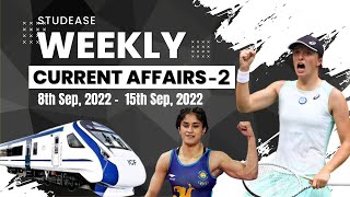 Weekly Current Affairs 2022 (Part 2) | ADA | Punjab Judiciary | Judicial Services