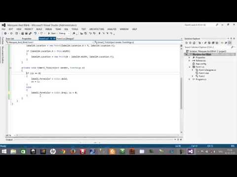 Animation in window application (Marquee And Bliniking Text) Animation in window application (Marquee And Bliniking Text)