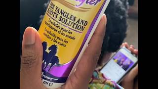 HOW TO DETANGLE VERY HARD & MATTED NATURAL HAIR (For All Ages Afro & Caucasian Hair types)