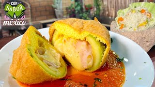 FRESCAS CALABACITAS CAPEADAS Y RELLENAS #ConSaborAMexico