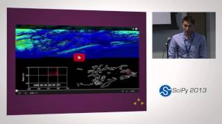 LarvaMap - A python powered larval transport modeling system; SciPy 2013 Presentation