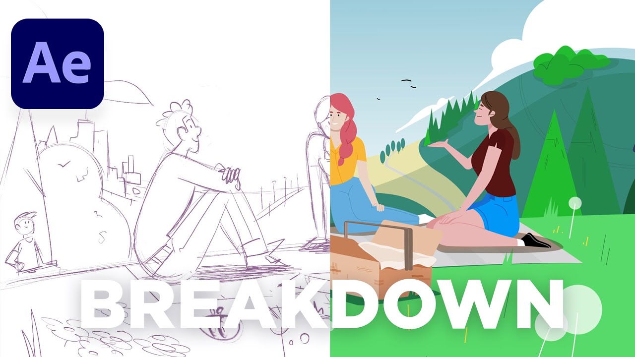 2d Explainer Video Animation Breakdown After Effects Animation Youtube