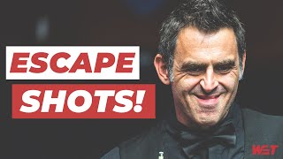 INCREDIBLE Escape Shots In Snooker! 🤯