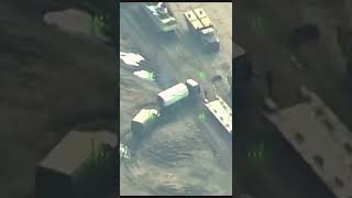 Russian Weapon Depot Targeted By Ukranian Drone   #ukrainewar #shorts 142