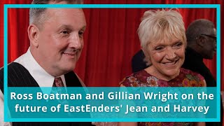 Ross Boatman and Gillian Wright on the future of EastEnders' Jean and Harvey