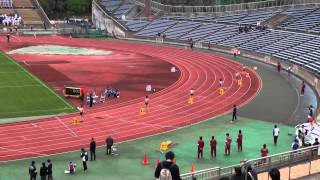 2015京都インカレ女子4×100m決勝