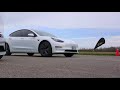 DRAG RACE - Tesla Model 3 vs BMW M2 Competition  2021 4K