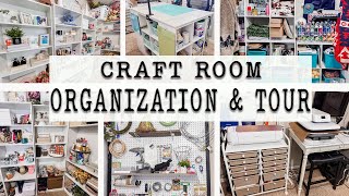 25 Craft Room Organization Ideas |Craft Room Tour| Craft Storage & Organization Ideas