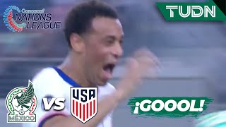 ¡ESCANDALOSO GOL DE ADAMS! | México 0-1 Estados Unidos | CONCACAF Nations League 2024 - Final | TUDN