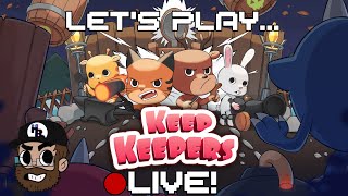 Adorable Base Defence Meets Automation - Let's Play Keep Keepers Live!