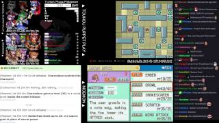 Twitch Plays Touhou/Moémon - Charmeleon evolves into Charizard (Moémon)