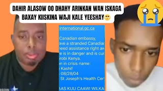 🔥DAHIR ALASOW OO DHAHY ARINKAN WAN ISKAGA BAXAY KIISKINA WAJI KALE YEESHAY😱