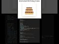 🎂 Code a Birthday Cake Using HTML & CSS! (Animated Surprise Inside!) #trending #viralvideo