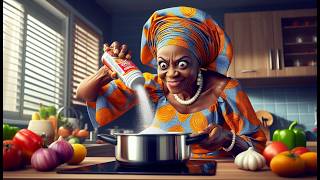 watch this story and learn something from it,see how an evil mother poured. #africanfolktales #tales