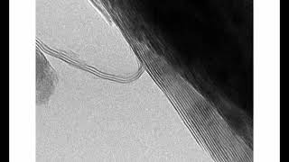 Peeling three atomic layers from MoS2 single crystal