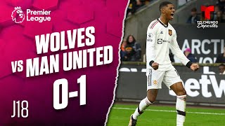 Highlights & Goals: Wolverhampton vs. Man. United 0-1 | Premier League | Telemundo Deportes