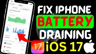 How to fix iphone battery draining while charging after iOS 17 | IPhone battery draining fast (2023)