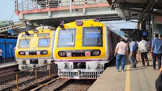 Dominant Action: Mumbai Local Train Arrivals \u0026 Departures at Nallasopara | Western Line