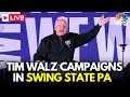 Tim Walz LIVE: Walz Engages Black & Latino Voters In Swing State Pennsylvania | Kamala Harris | N18G