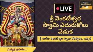 శ్రీ వెంకటేశ్వర స్వామి వారి ఎదురుకోలు వేడుక | Venlax Devotional