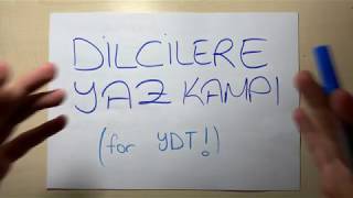 DİLCİ TAYFA İÇİN YAZ KAMPI!  (HAFTALIK ÖDEV 1/10)